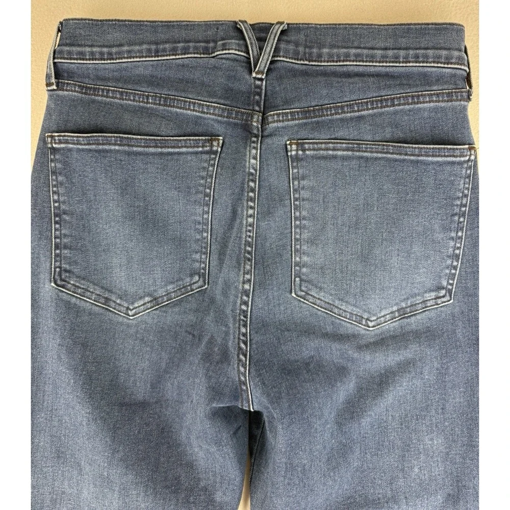Veronica Beard Jeans Womens 30 Blue Carson High Rise Ankle Flare‎ Stretch Denim